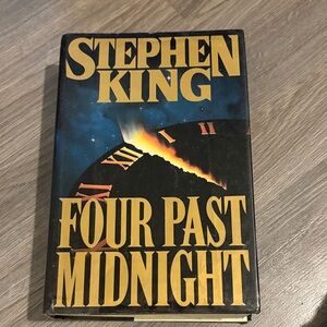 Stephen King "Four Past Midnight" Hardcover - Bold Yellow & Black Cover